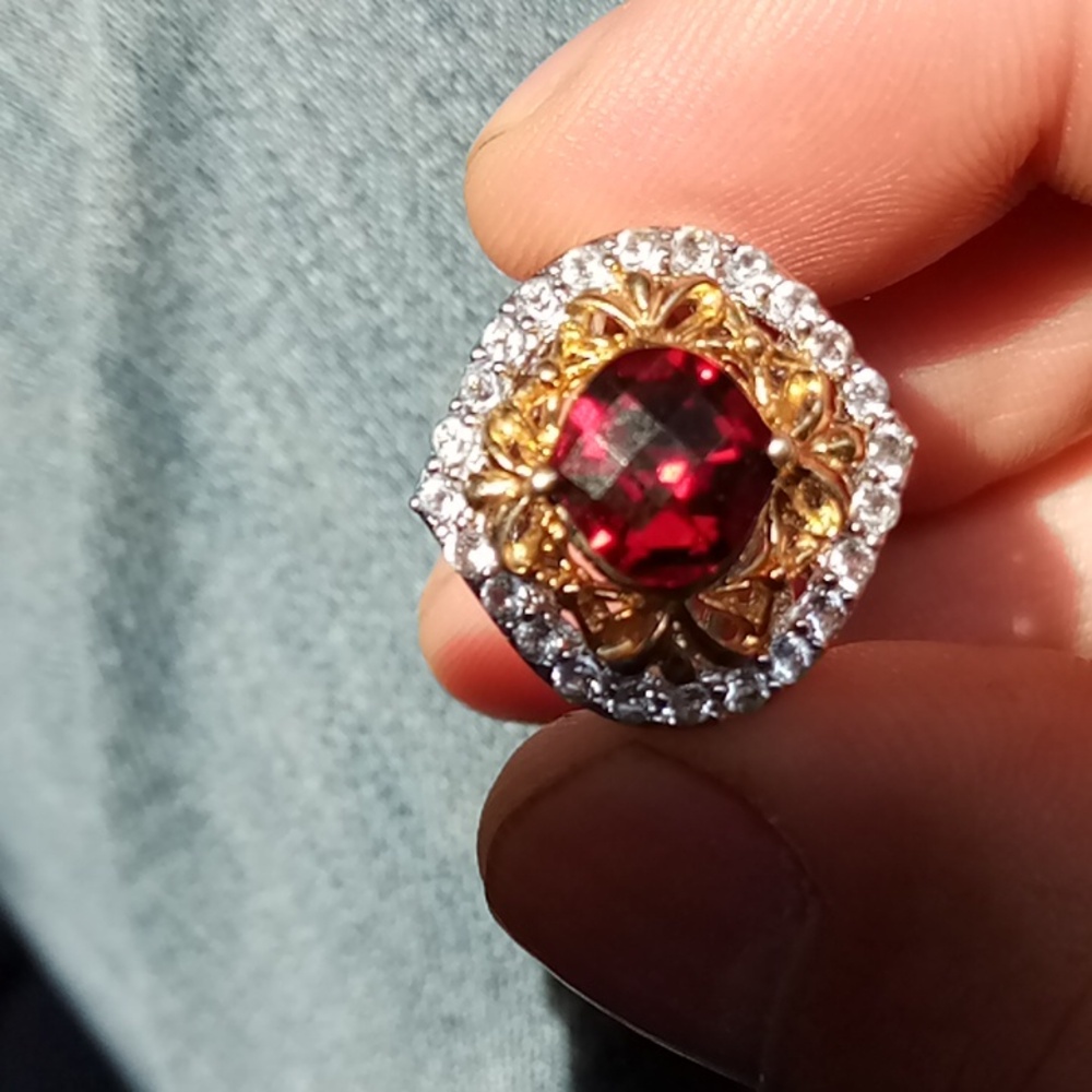 Fancy Silver Ring - image 4